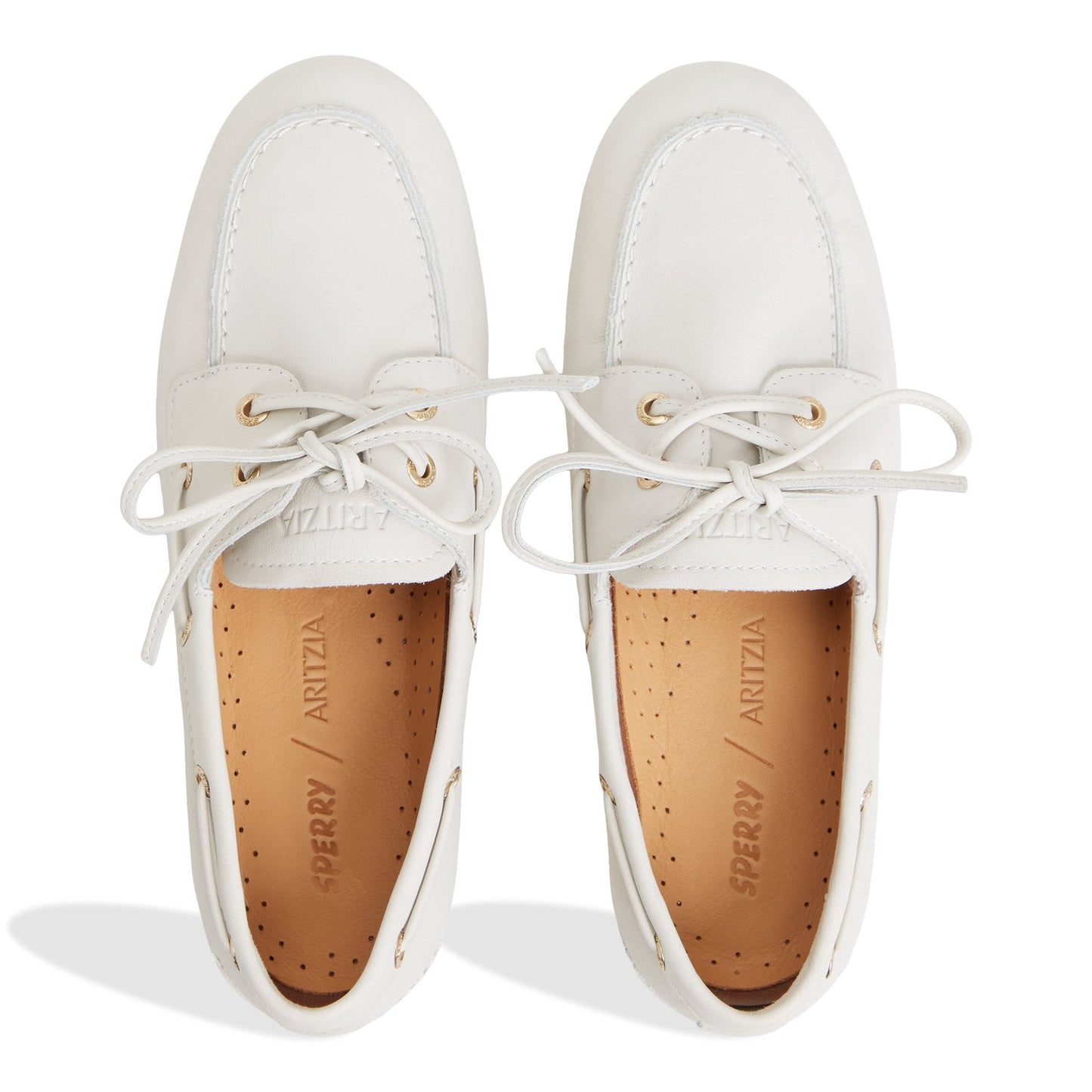 Sperry x Aritzia Slim Boat Shoe Cream Sperry