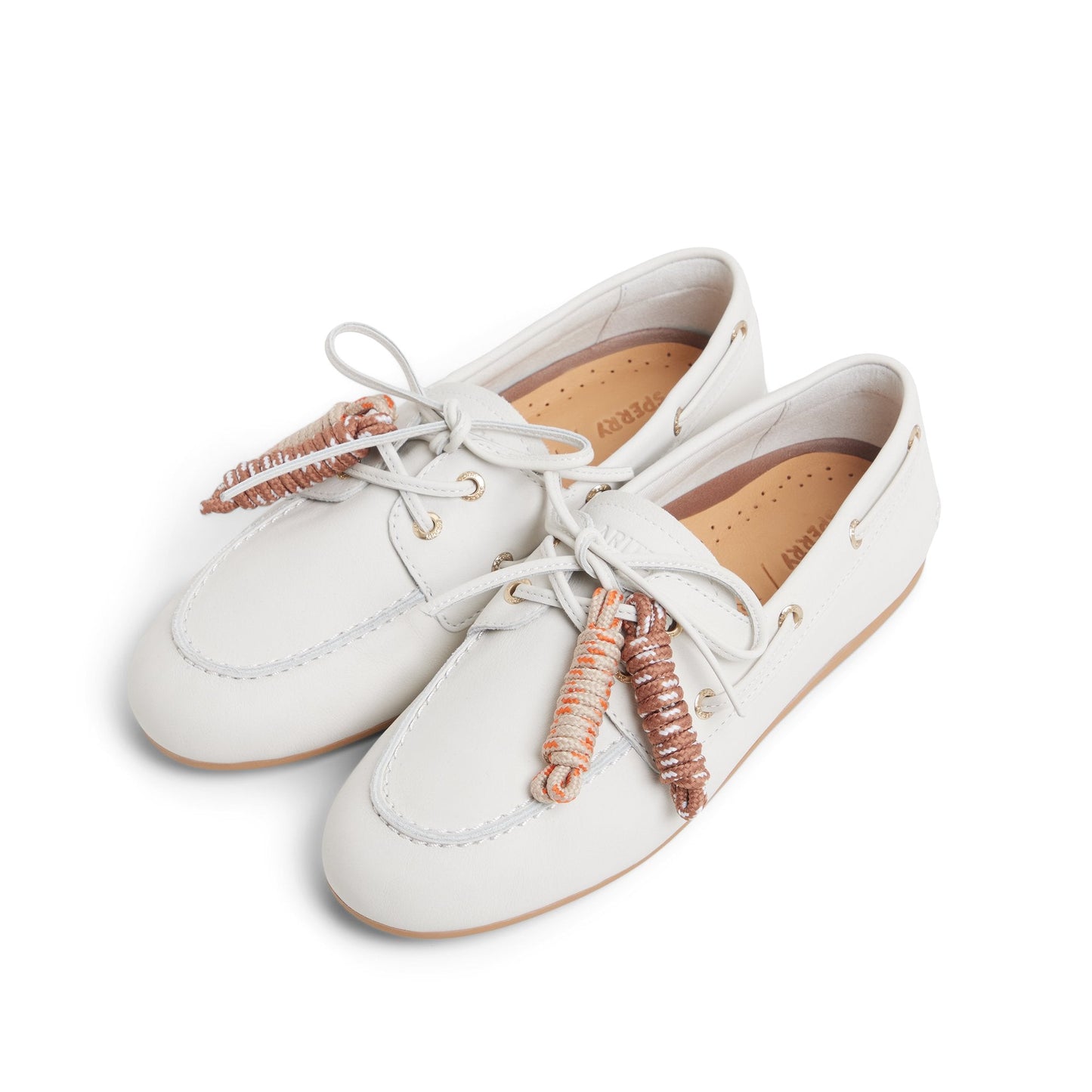 Sperry x Aritzia Slim Boat Shoe Cream Sperry