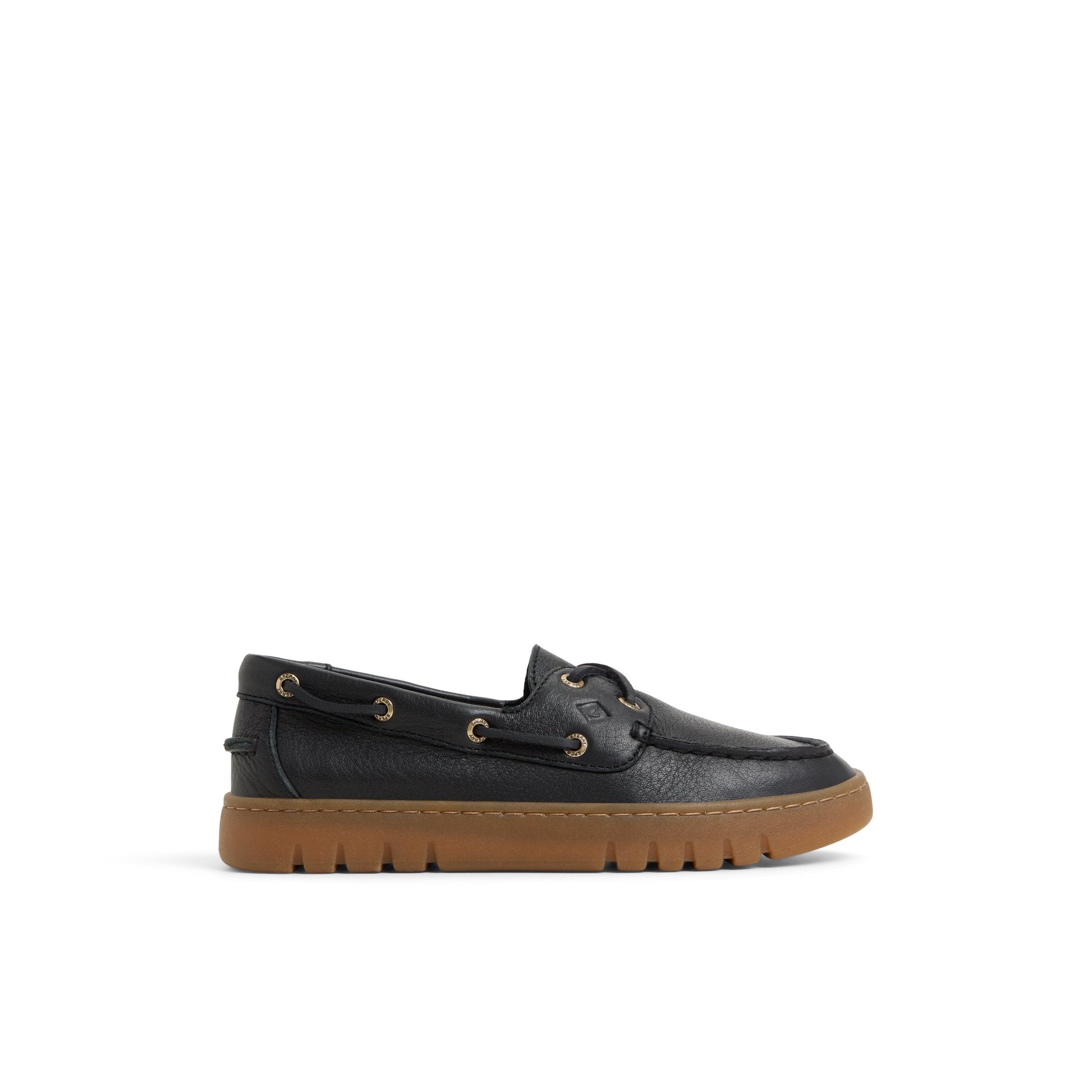 Keely Boat Shoe Black Sperry
