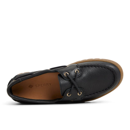 Keely Boat Shoe Black Sperry