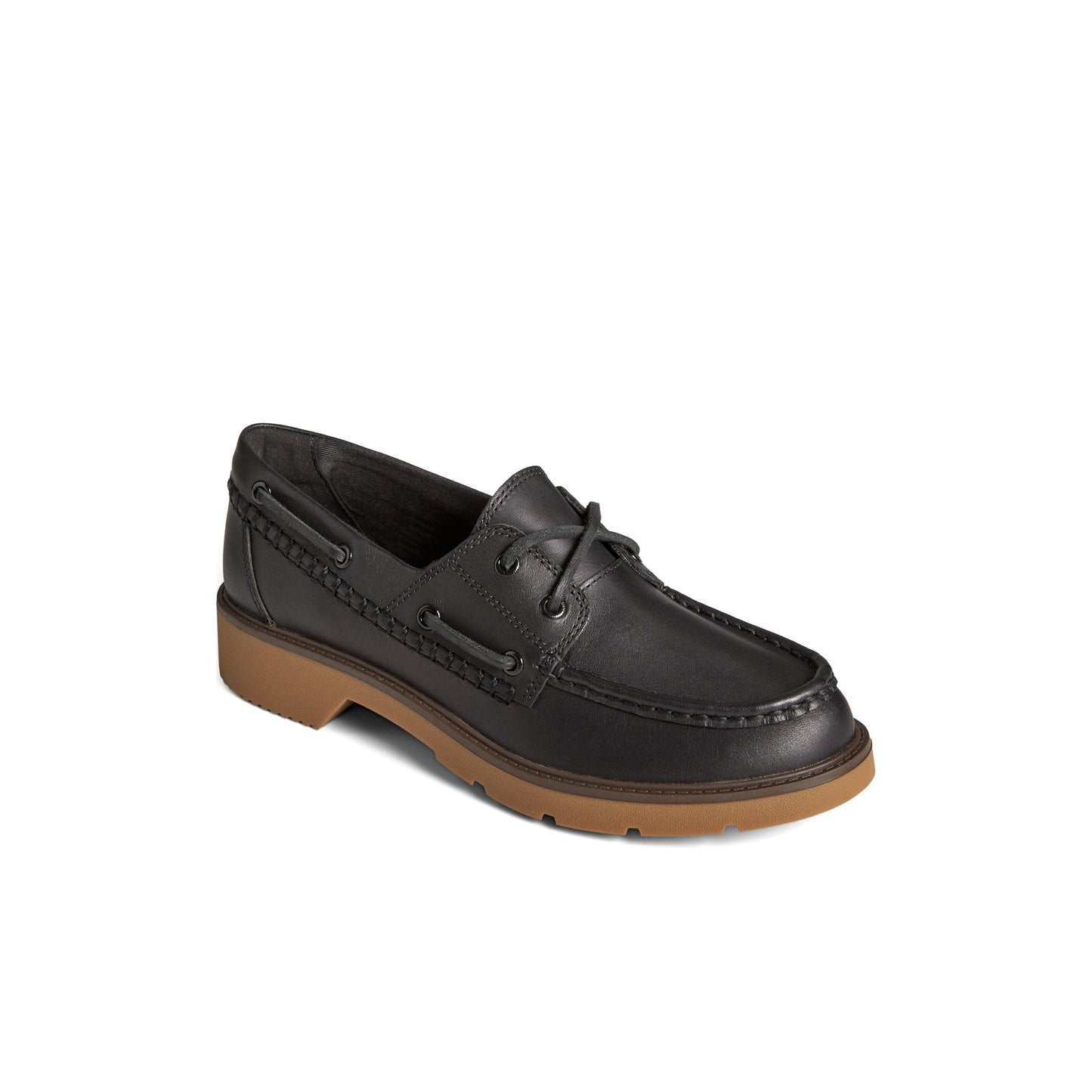 Wells Boat Shoe Black Sperry