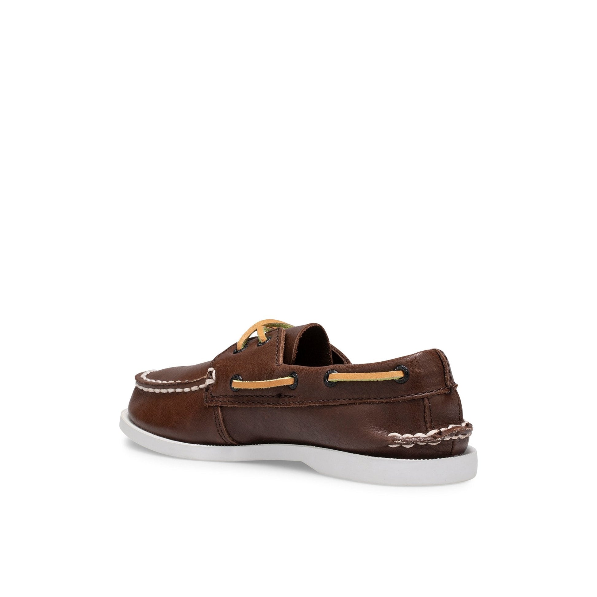 Aokleather Brown Kids Boat Shoes Sperry