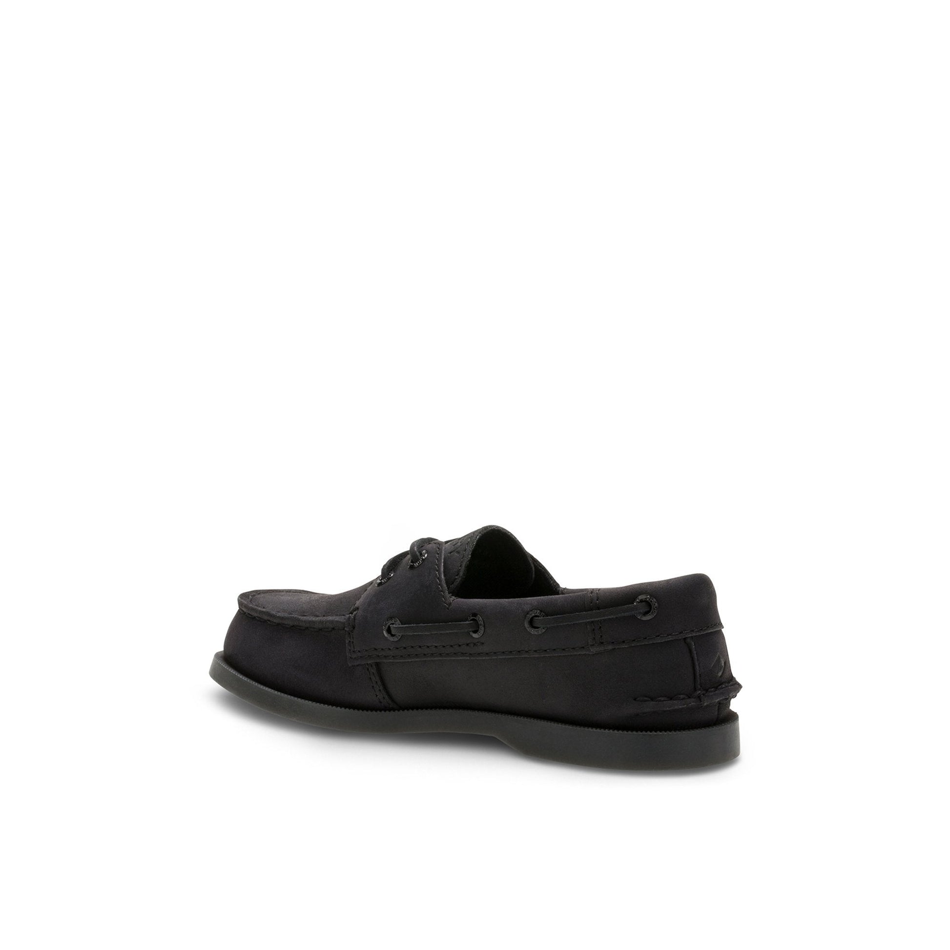 Aokleather Black Kids Boat Shoes Sperry