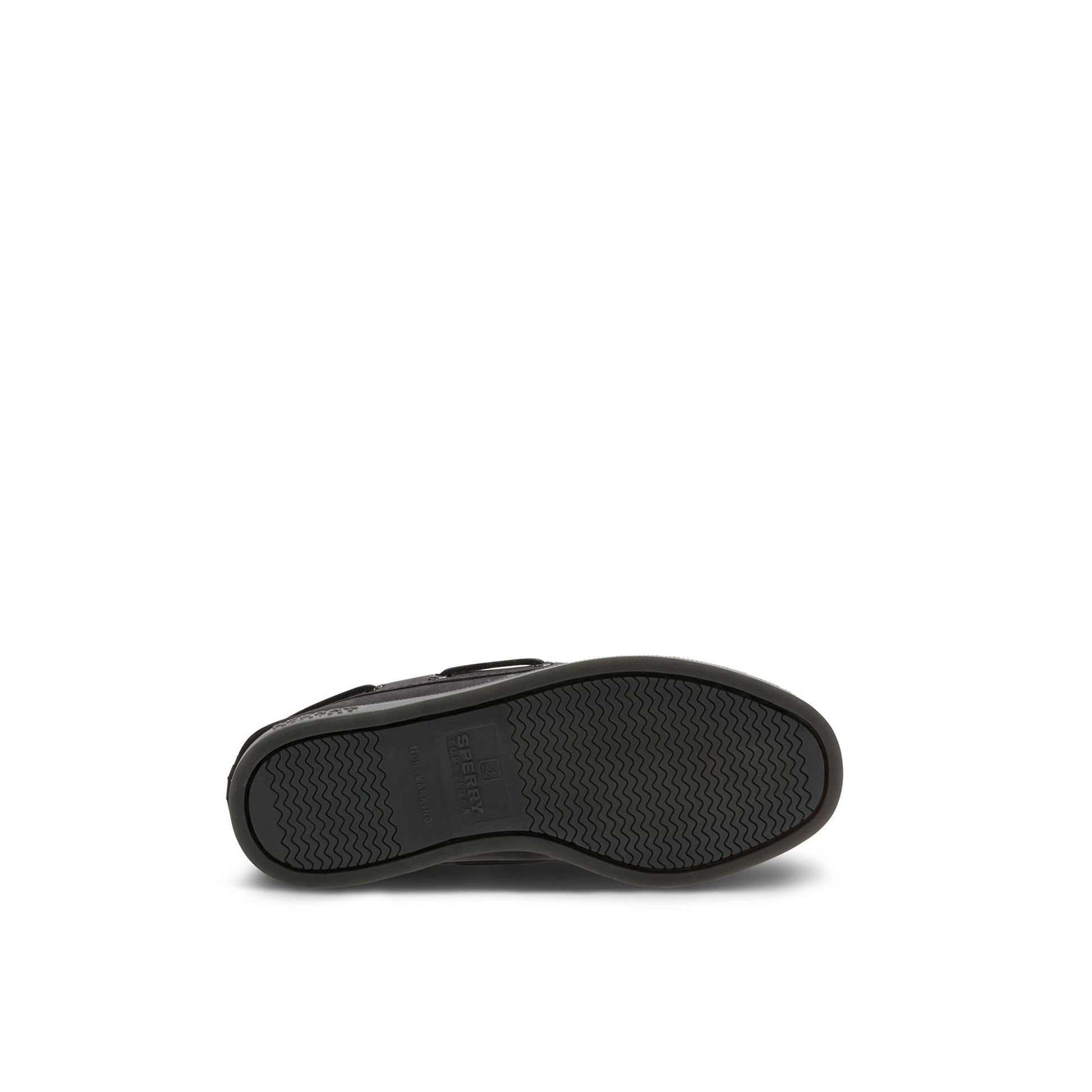 Aokleather Black Kids Boat Shoes Sperry