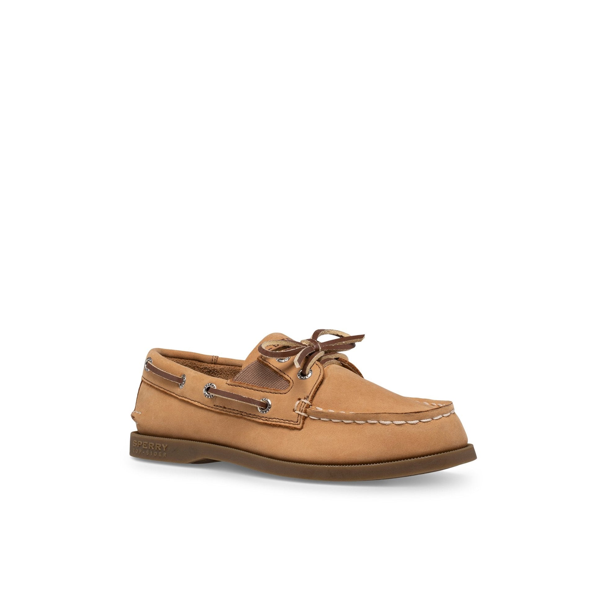 Aosliponklea Dark Brown Kids Boat Shoes Sperry