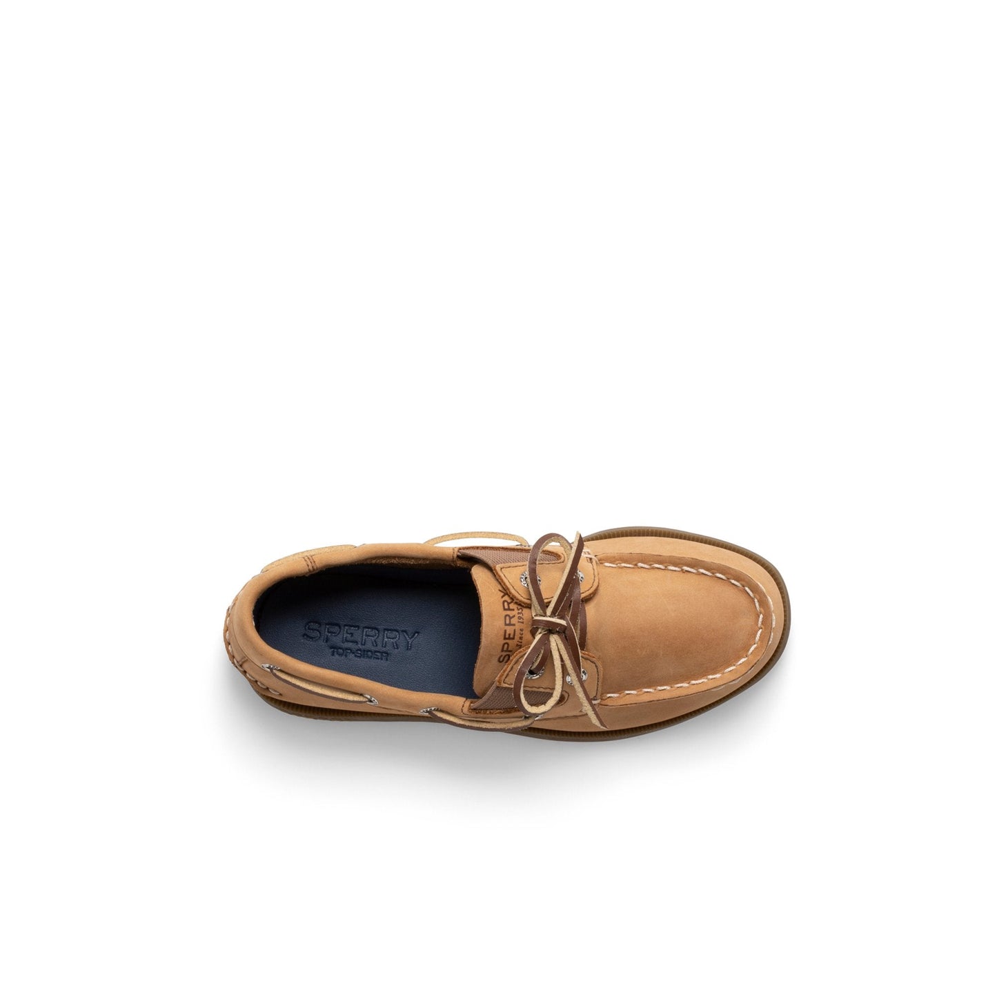 Aosliponklea Dark Brown Kids Boat Shoes Sperry