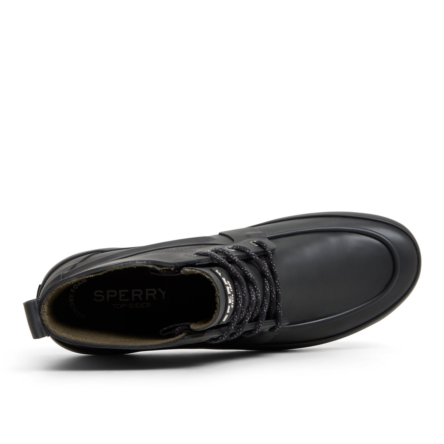 Sleek Lace Up Boot Black Sperry