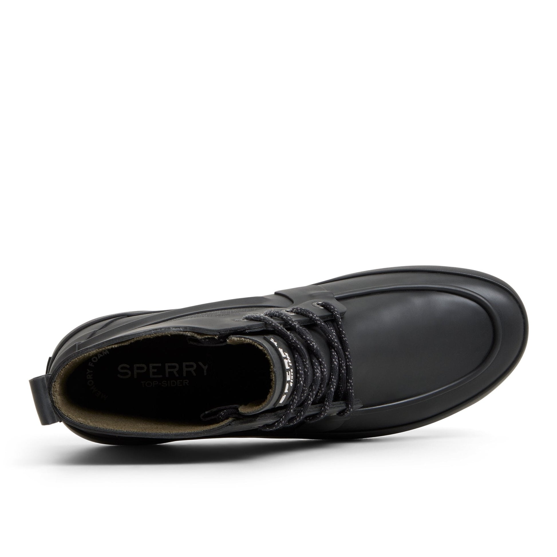 Sleek Lace Up Boot Black Sperry