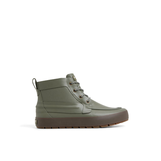 Sleek Lace Up Boot Olive Sperry