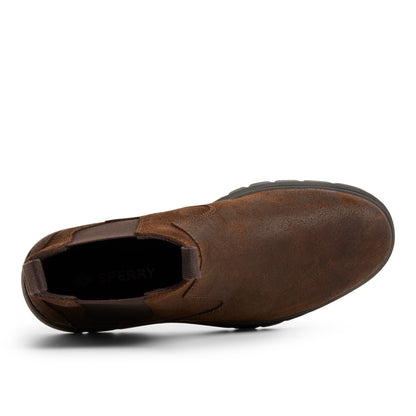 Fenway Pull-on Chelsea Boots Dark Brown Sperry