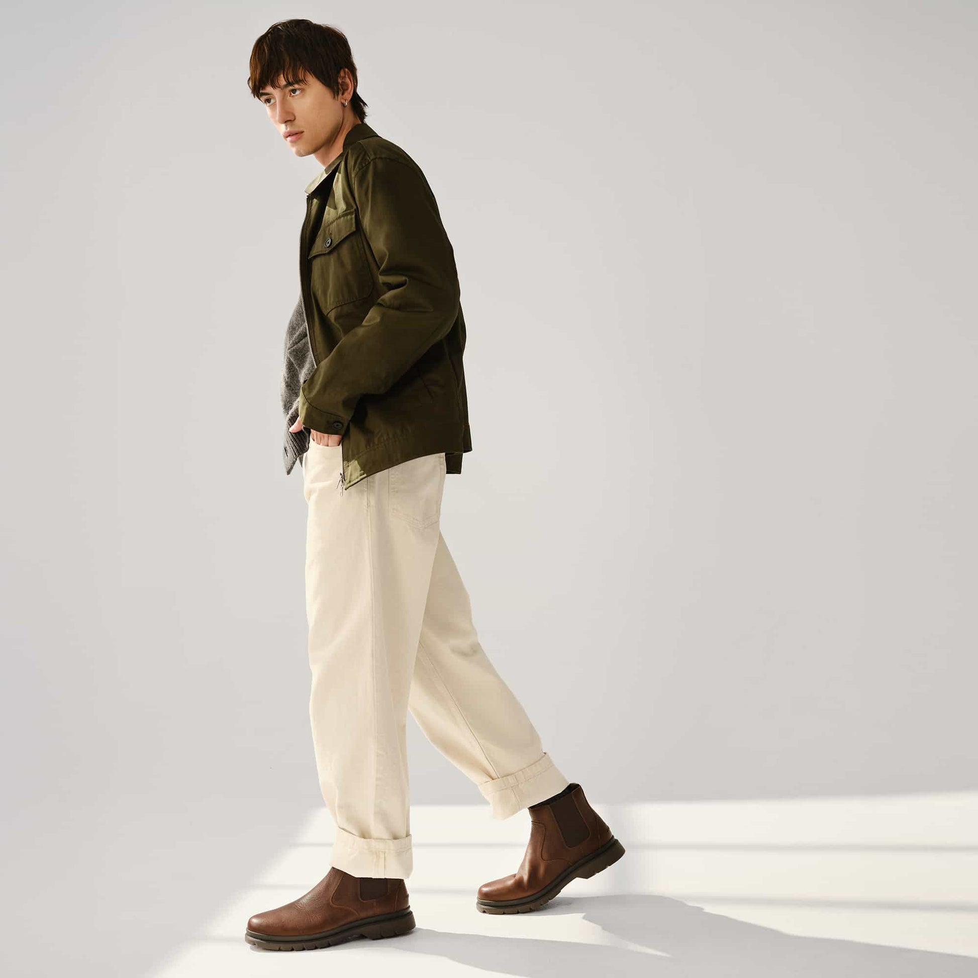 Fenway Pull-on Chelsea Boots Brown Sperry