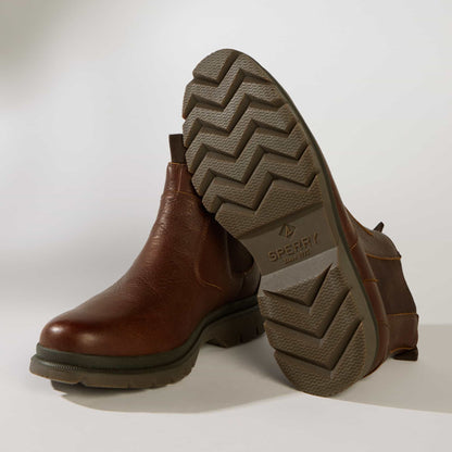 Fenway Pull-on Chelsea Boots Brown Sperry