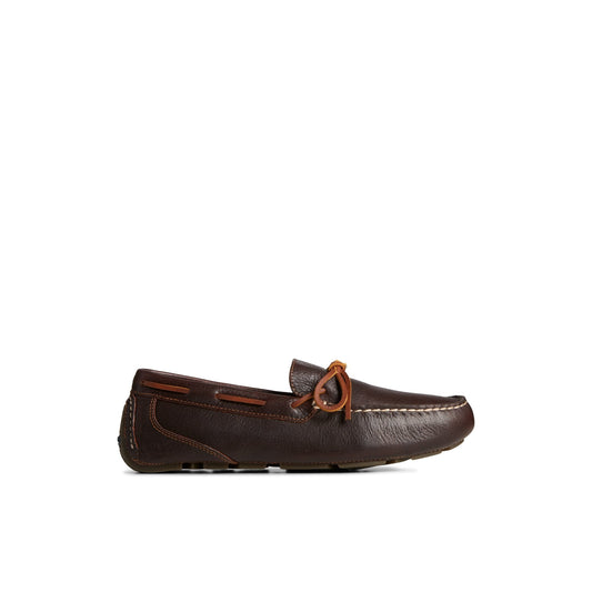 Davenport Pull Up Leather 1-Eye Driver Brown Sperry