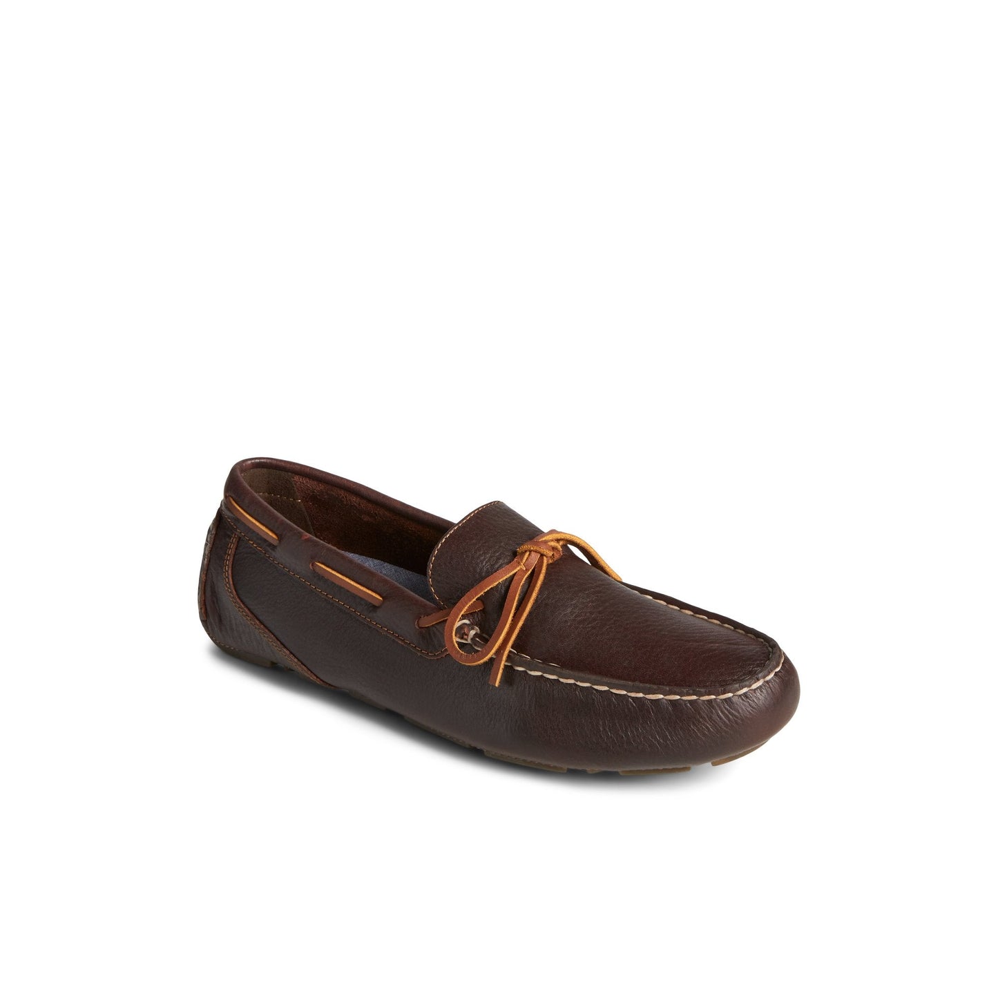 Davenport Pull Up Leather 1-Eye Driver Brown Sperry