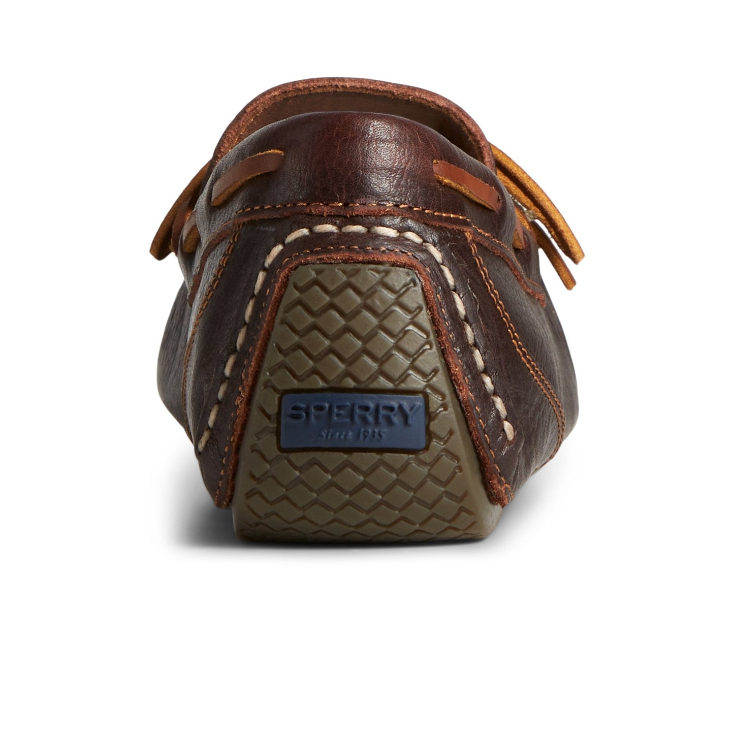 Davenport Pull Up Leather 1-Eye Driver Brown Sperry