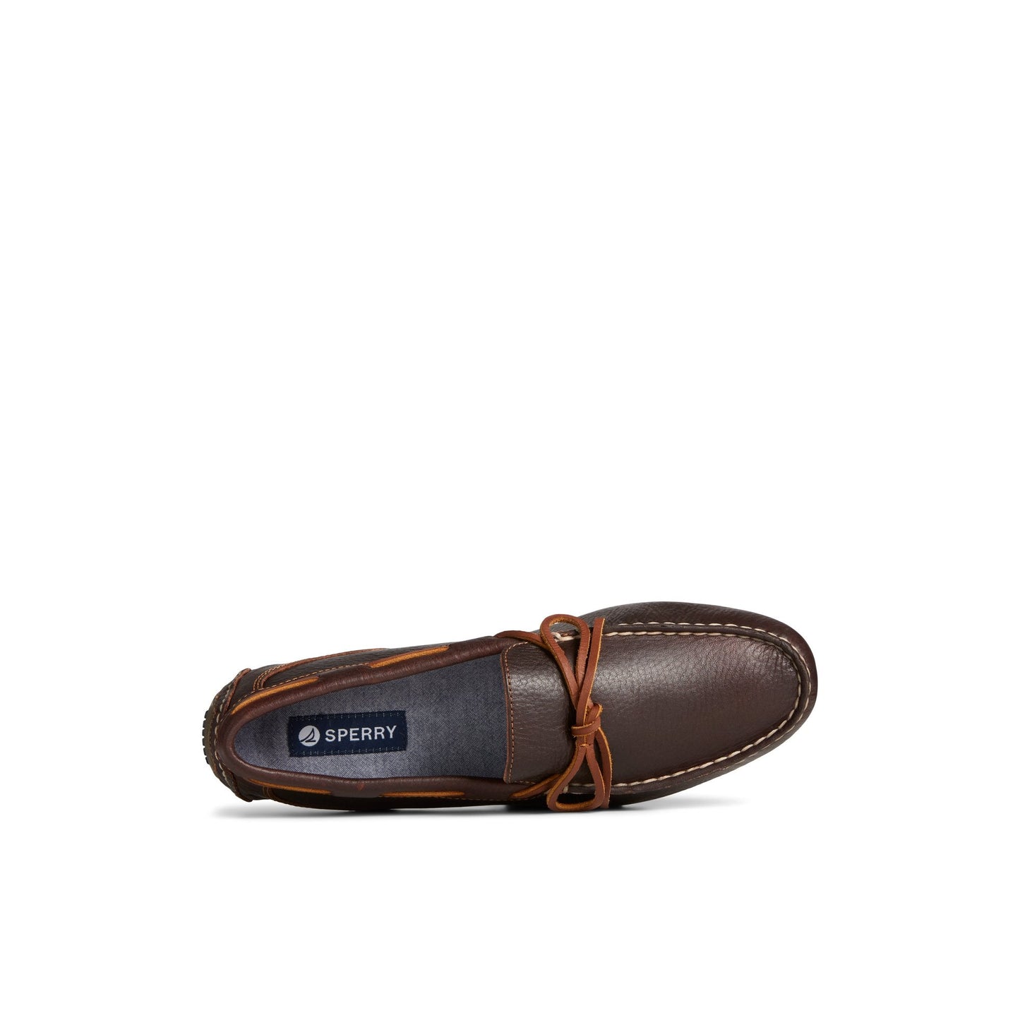 Davenport Pull Up Leather 1-Eye Driver Brown Sperry