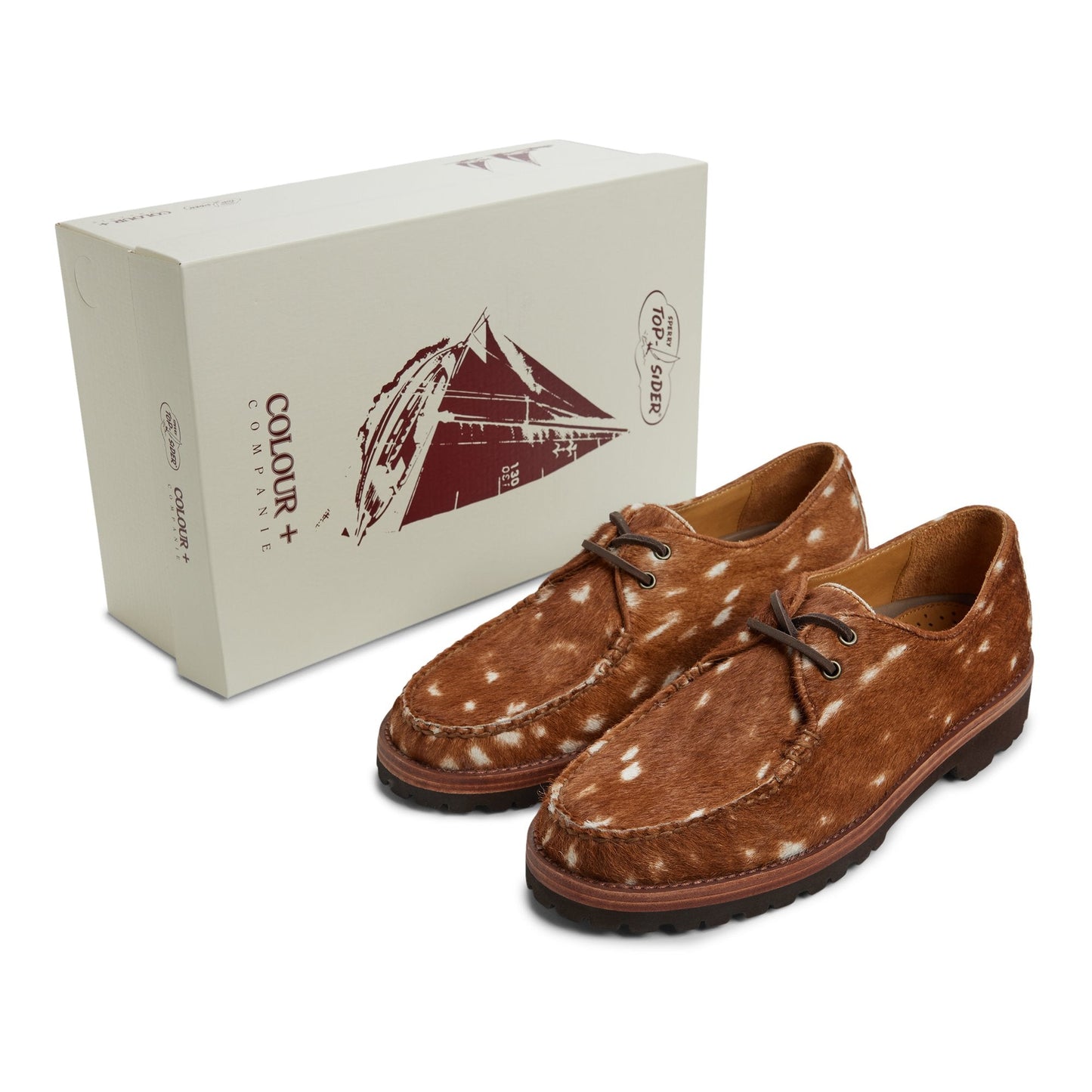 Cow Print Captain's Oxford Sperry