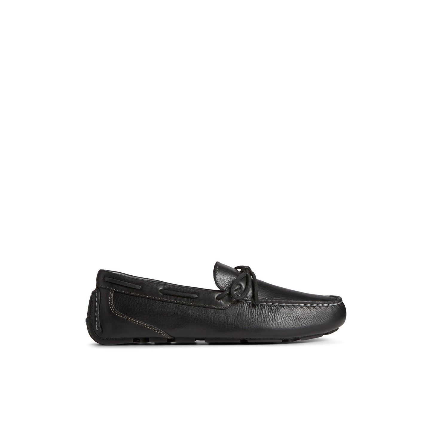 Davenport Pull Up Leather 1-Eye Driver Black Sperry