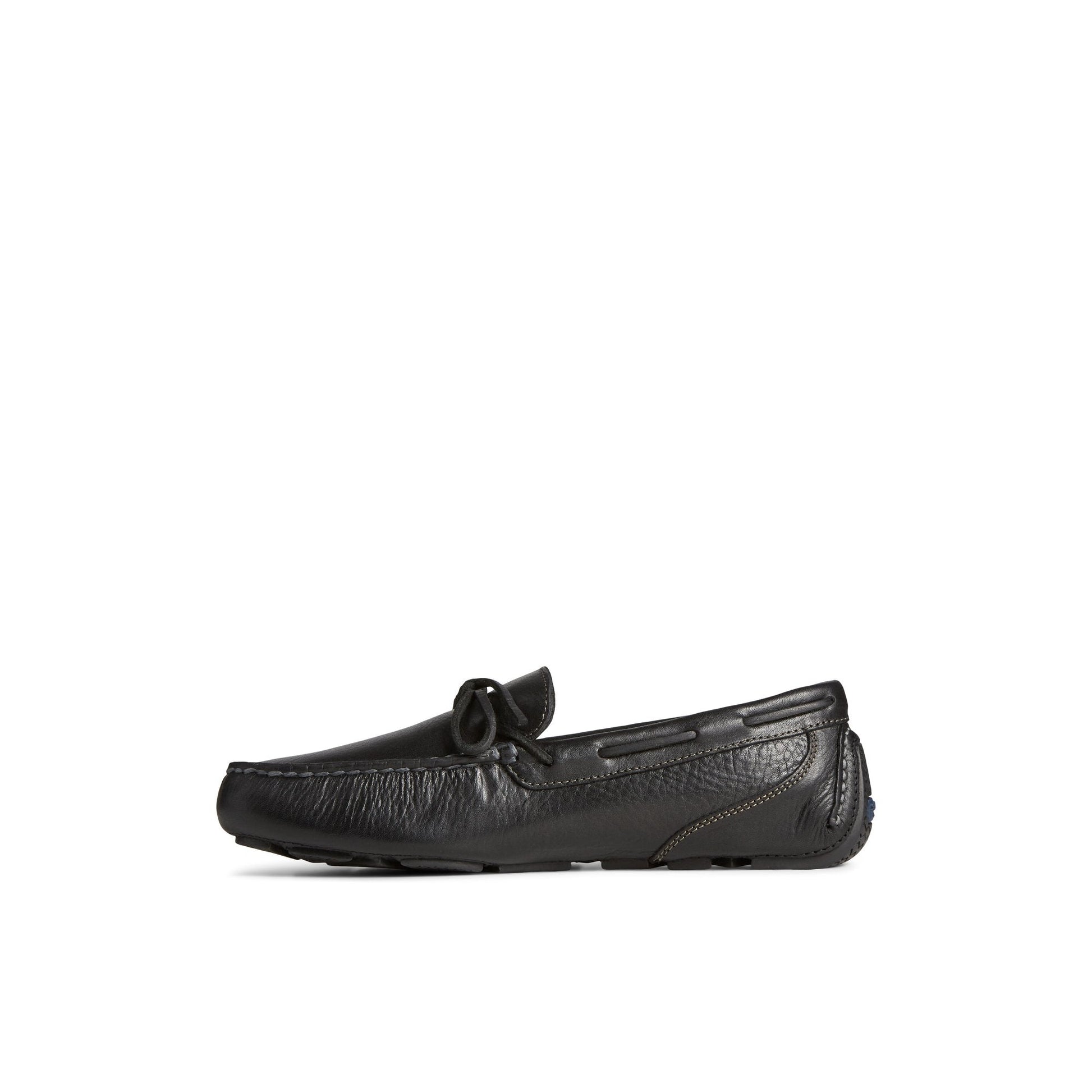 Davenport Pull Up Leather 1-Eye Driver Black Sperry