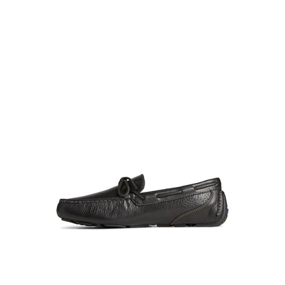 Davenport Pull Up Leather 1-Eye Driver Black Sperry