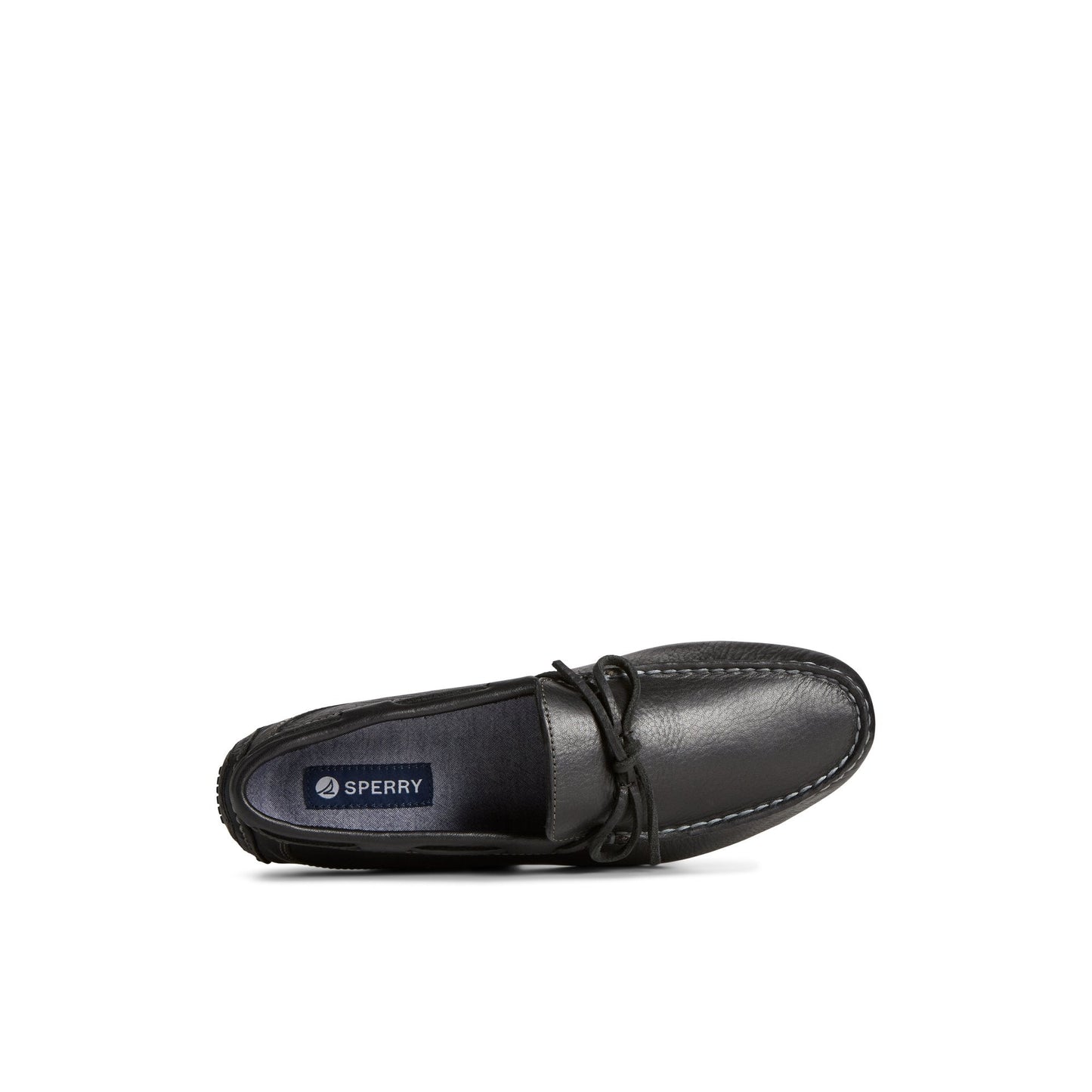 Davenport Pull Up Leather 1-Eye Driver Black Sperry