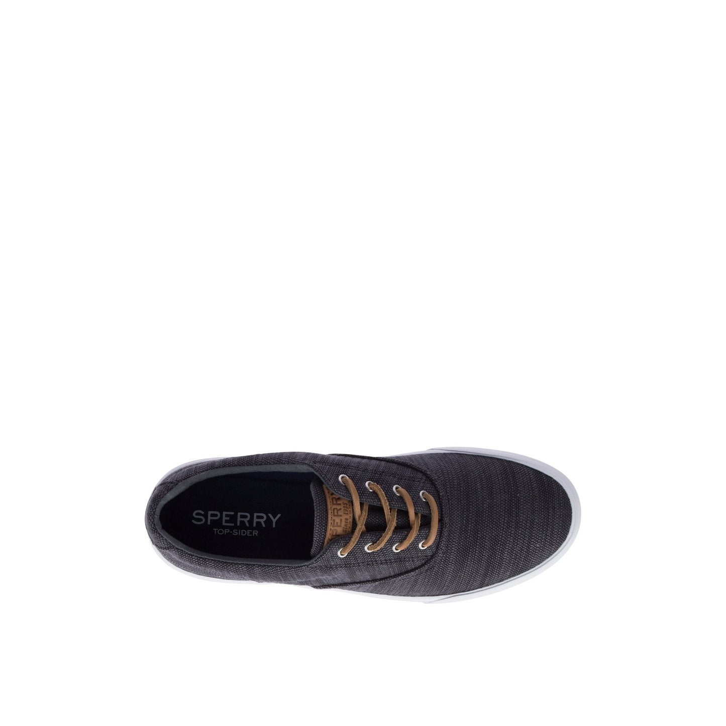 Striperiibat Black Men's Sneakers Sperry