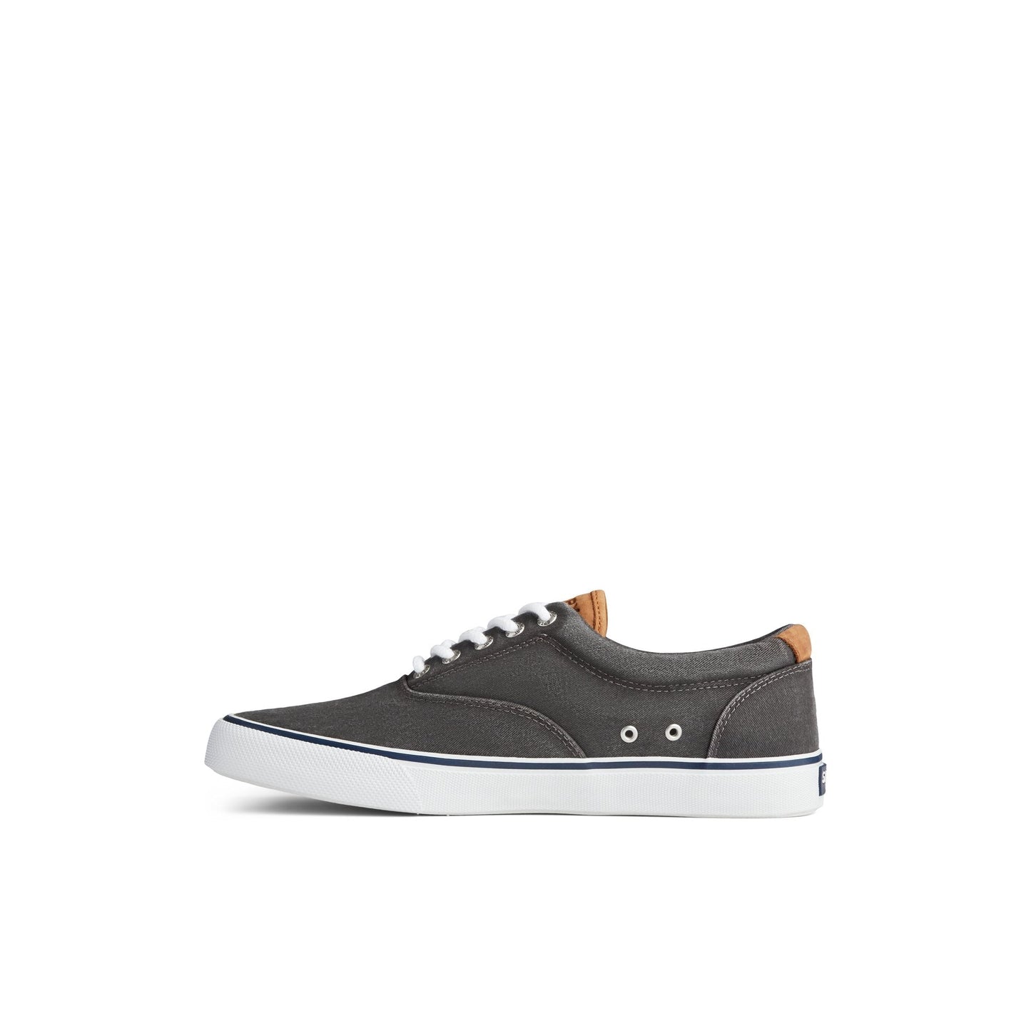 Striperiictx Black Unisex Sneakers Sperry
