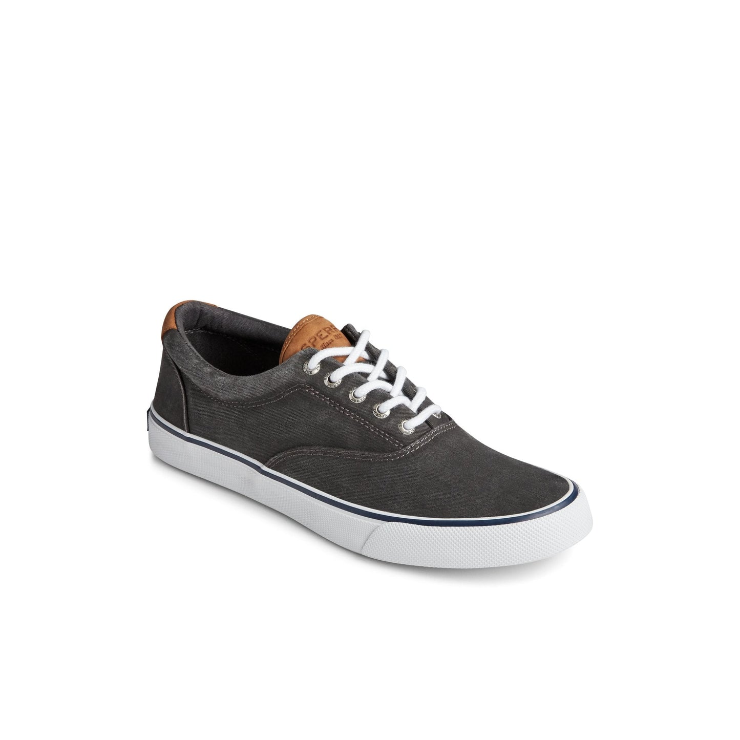 Striperiictx Black Unisex Sneakers Sperry