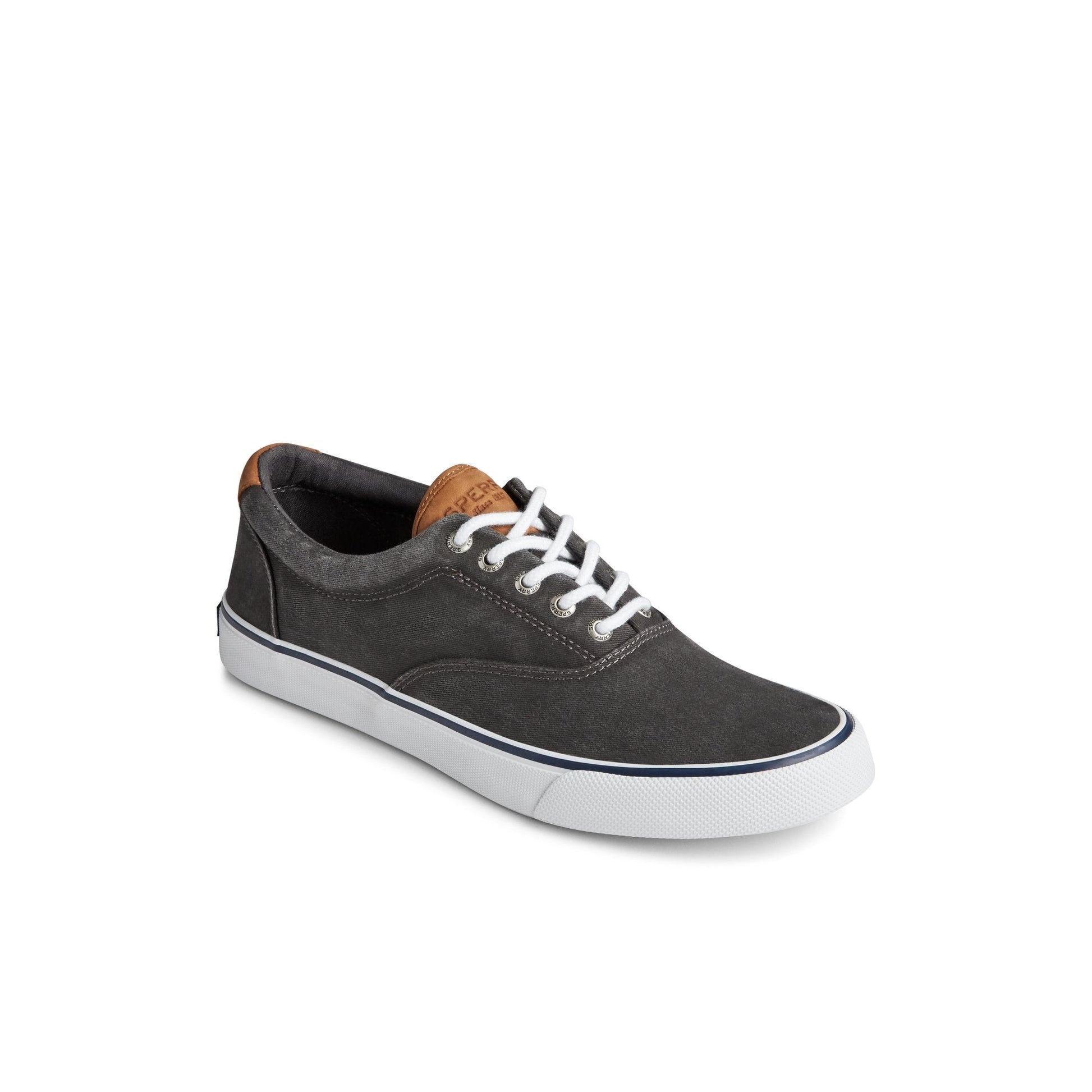 Striperiictx Black Unisex Sneakers Sperry