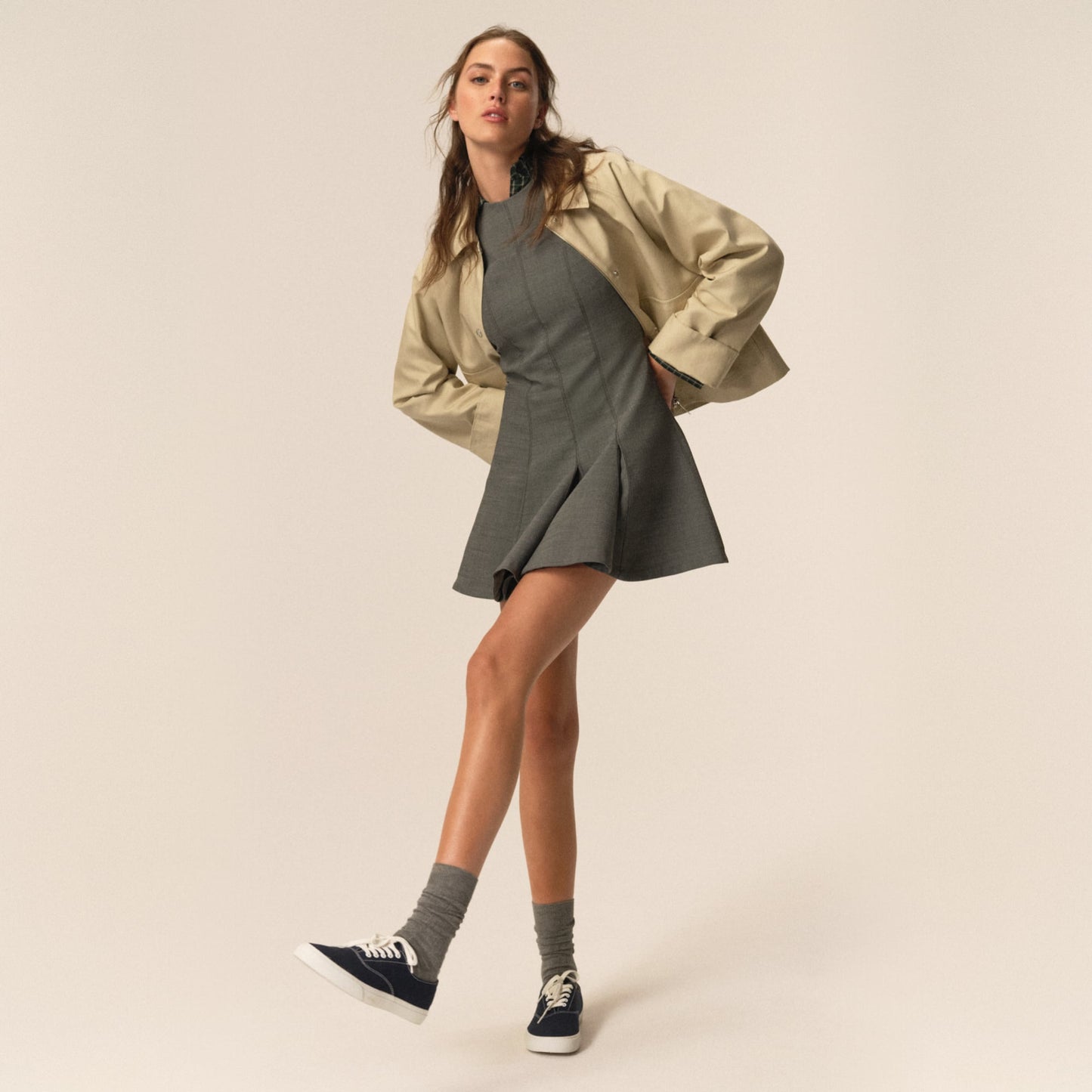 Classiccvo Navy Textile Canvas Unisex Sneakers Sperry