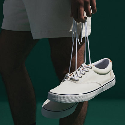 Striperii tx White Unisex Sneakers Sperry