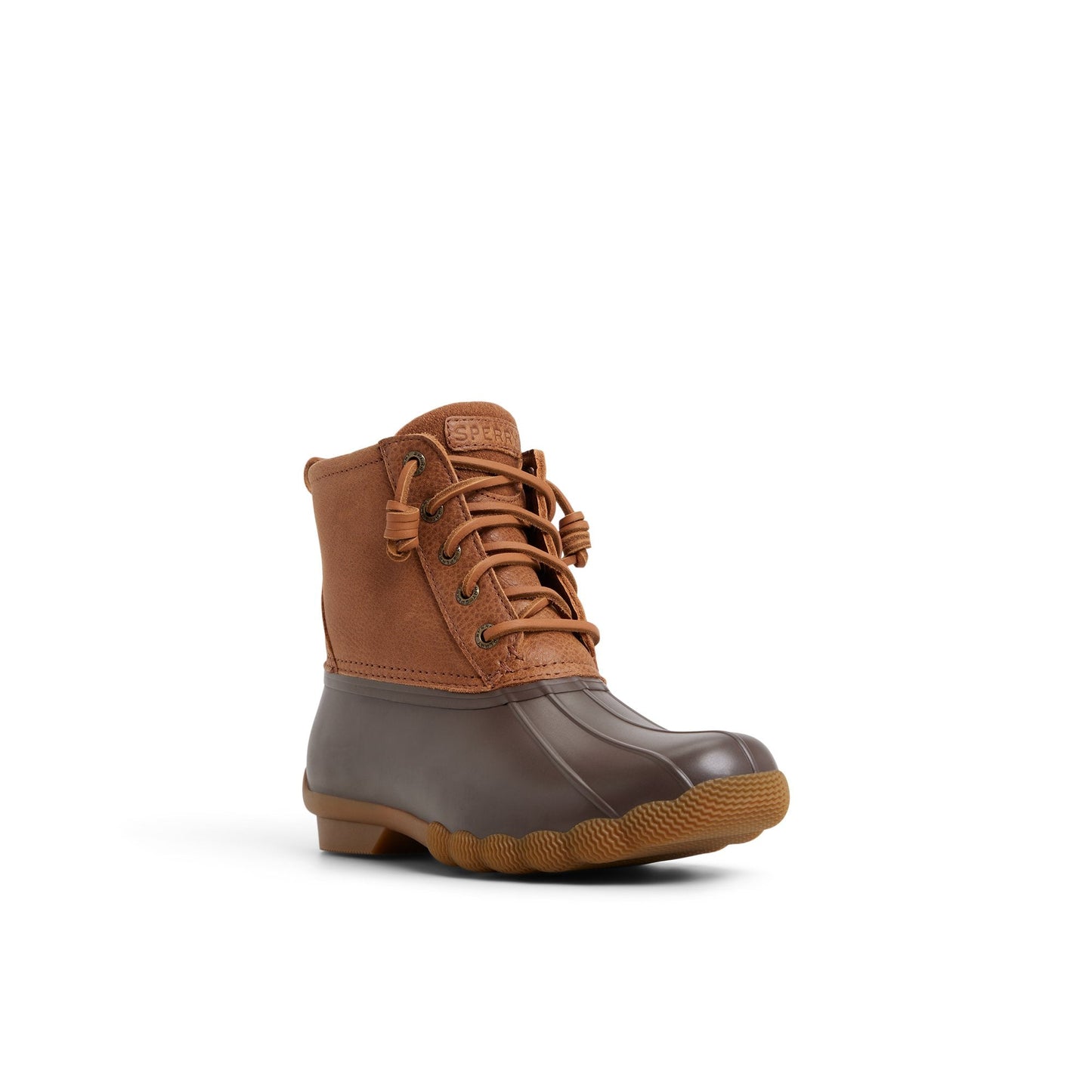 Saltwater™™ Duck Lug Boot Dark Brown Sperry