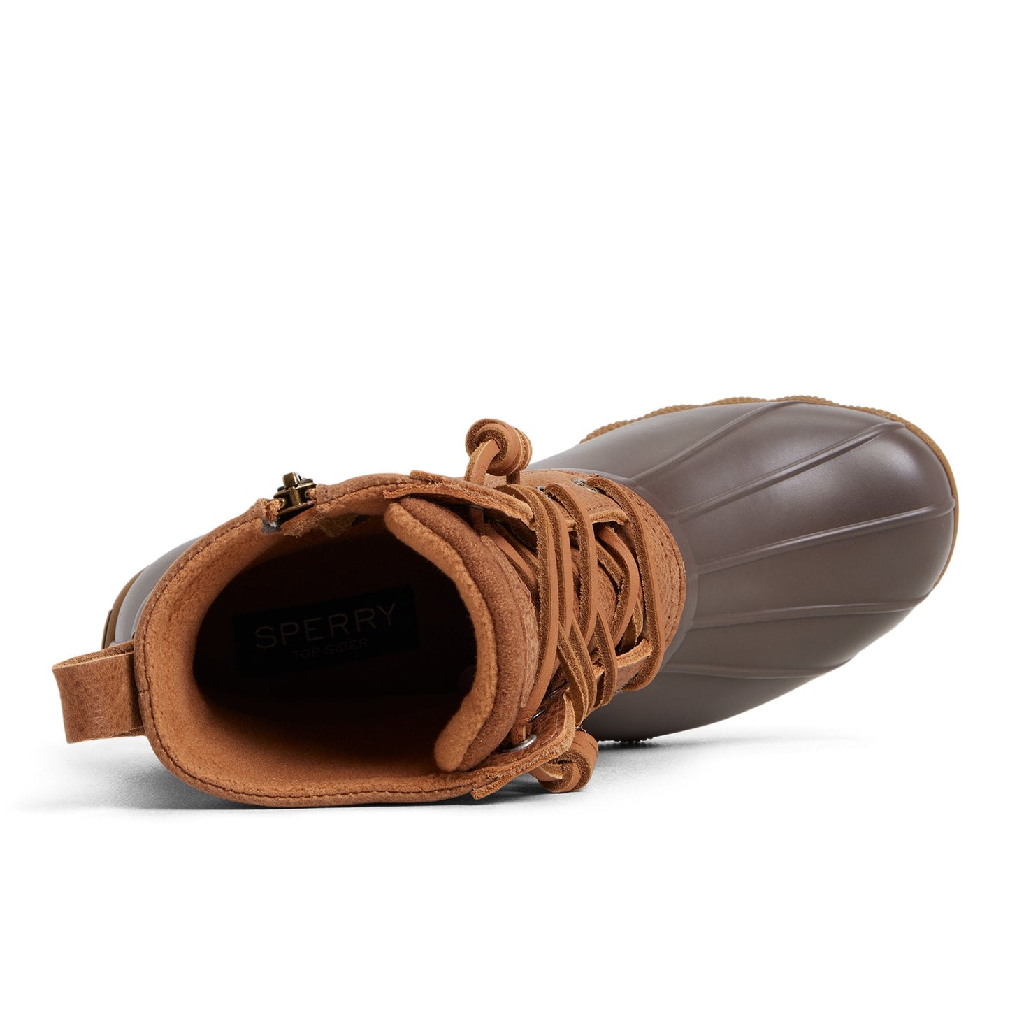 Saltwater™™ Duck Lug Boot Dark Brown Sperry