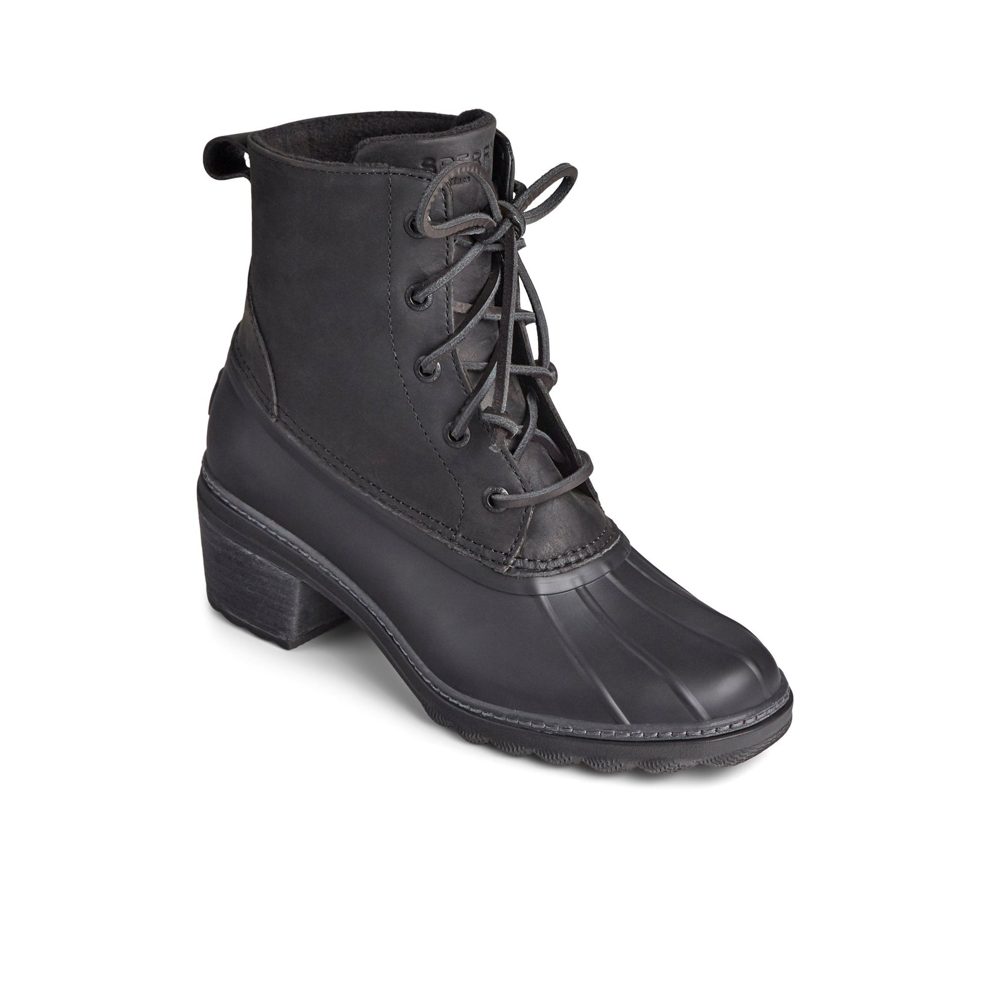 Saltwater Heel Leather Duck Boot Sperry