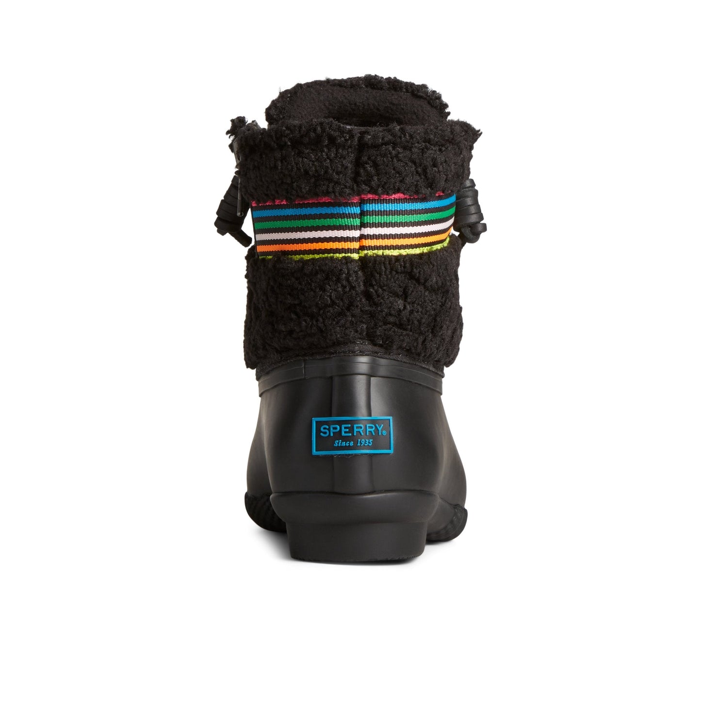 Saltwater™ Rainbow Sherpa Duck Boot Black Sperry