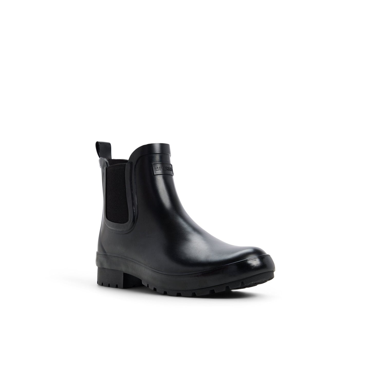 Drizzle Chelsea Rain Boot Black Sperry