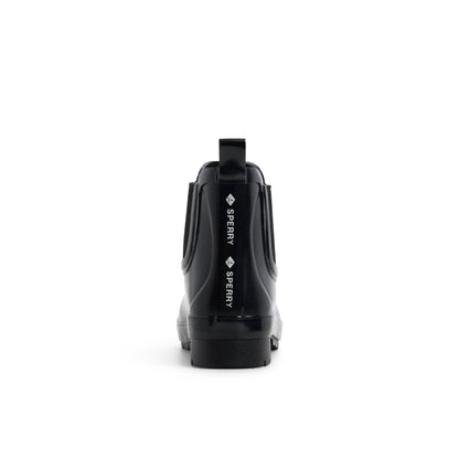 Drizzle Chelsea Rain Boot Black Sperry