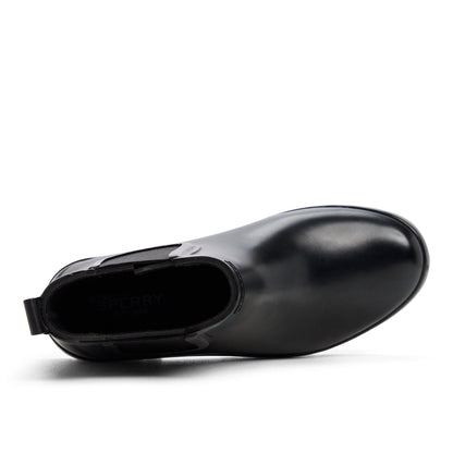 Drizzle Chelsea Rain Boot Black Sperry