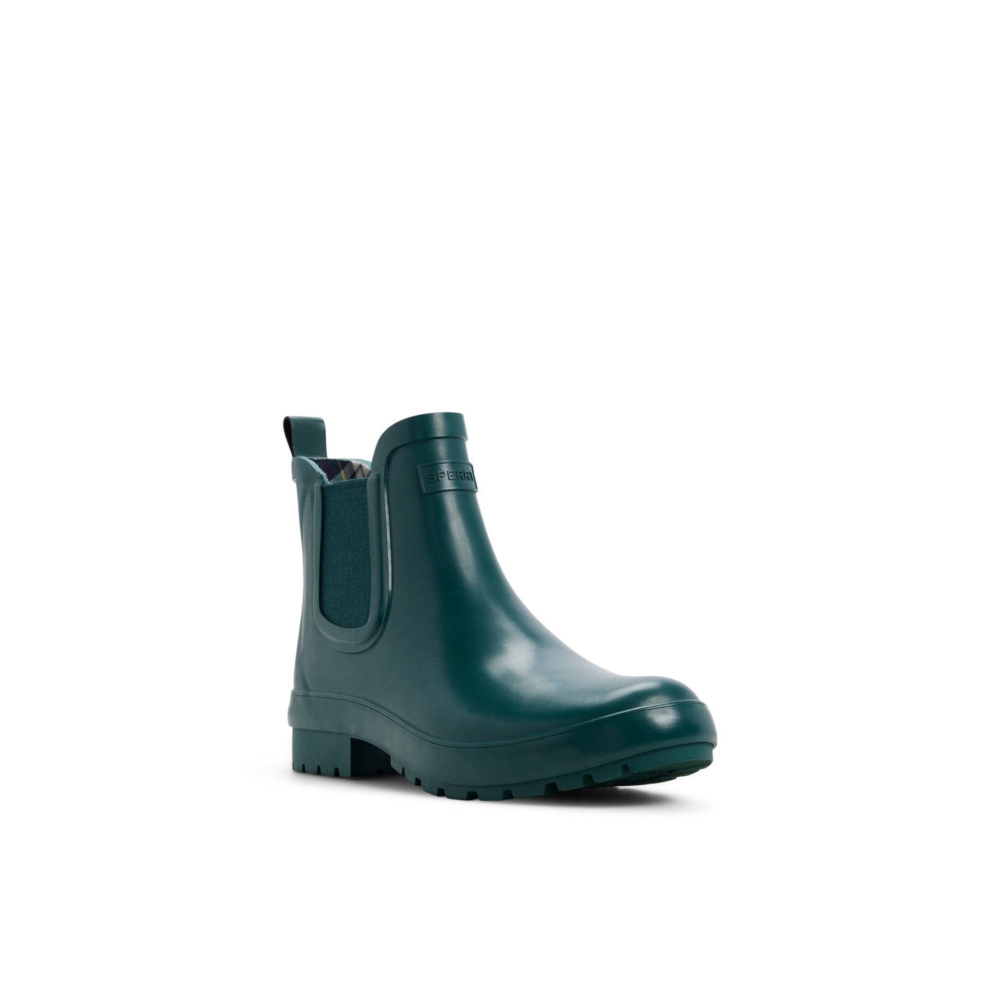 Drizzle Chelsea Rain Boot Pine Green Sperry