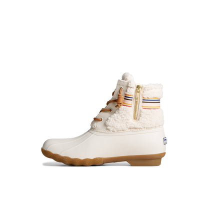 Saltwater™ Rainbow Sherpa Duck Boot Bone Sperry