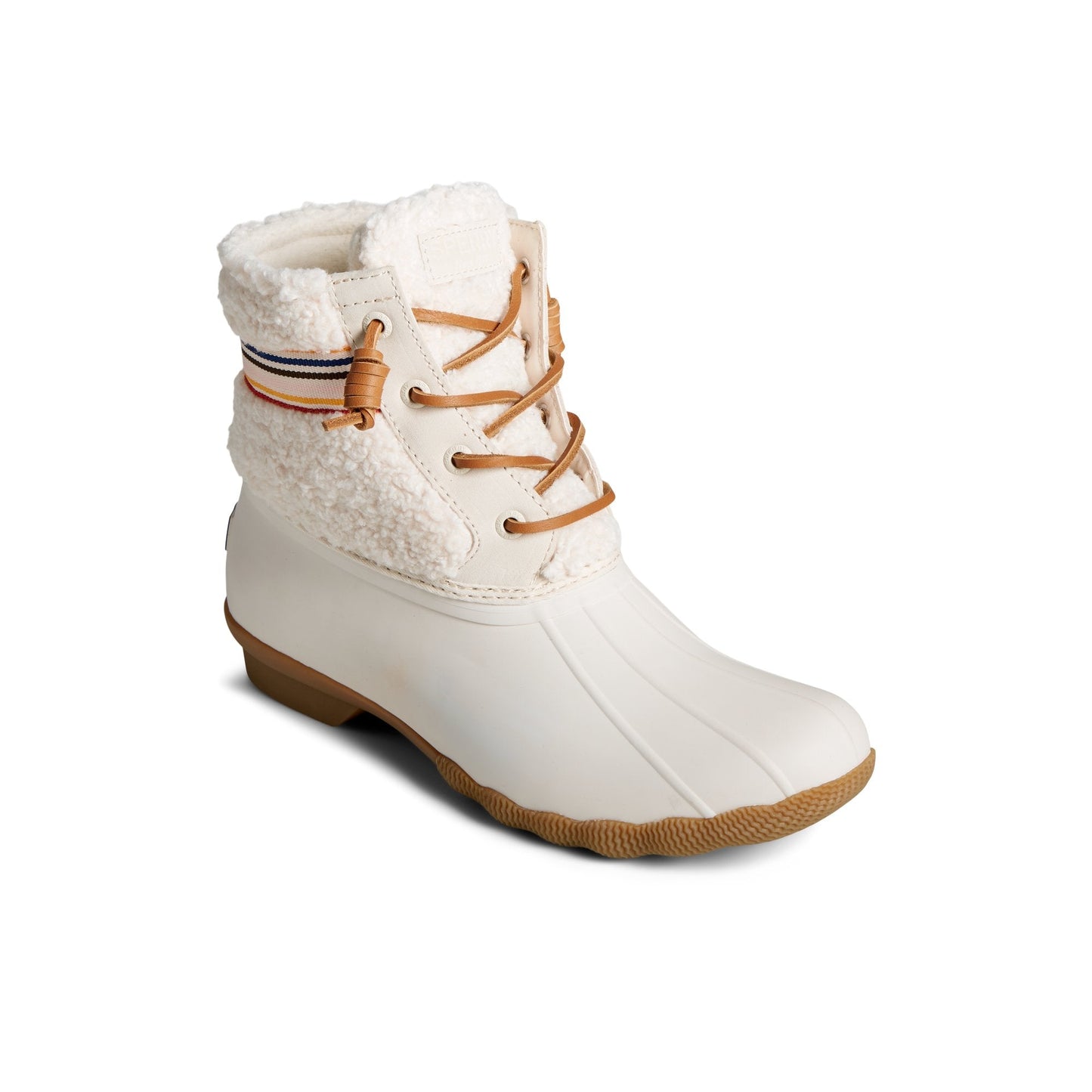 Saltwater™ Rainbow Sherpa Duck Boot Bone Sperry