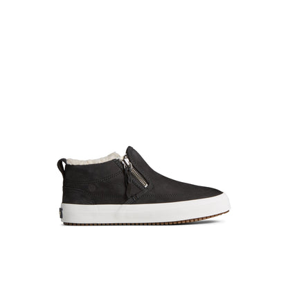 Crest Side Zip Cozy Sneaker Black Sperry