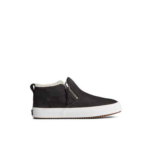 Crest Side Zip Cozy Sneaker Black Sperry
