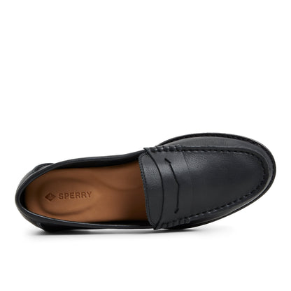 Seaport Penny Loafer Black Black Sperry