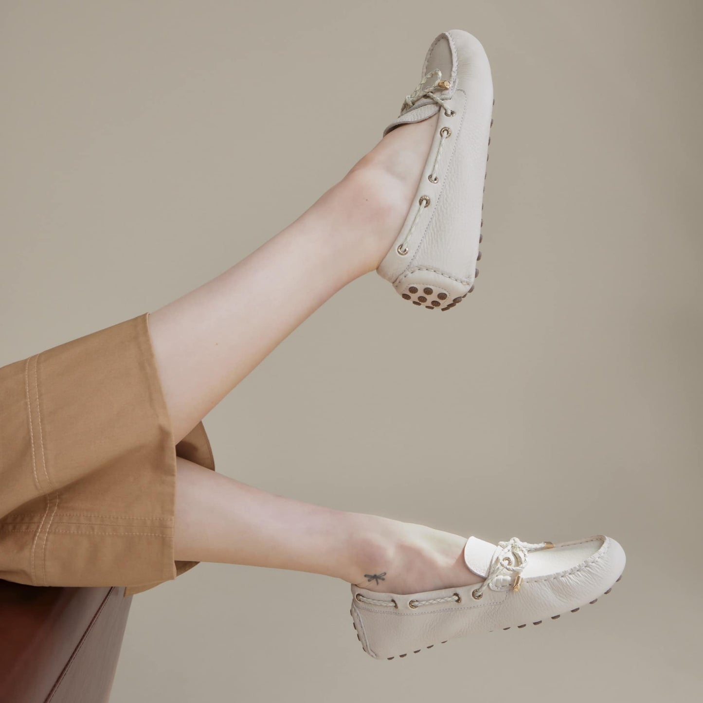 Gold Cup™ Driver Loafer - Cream Sperry