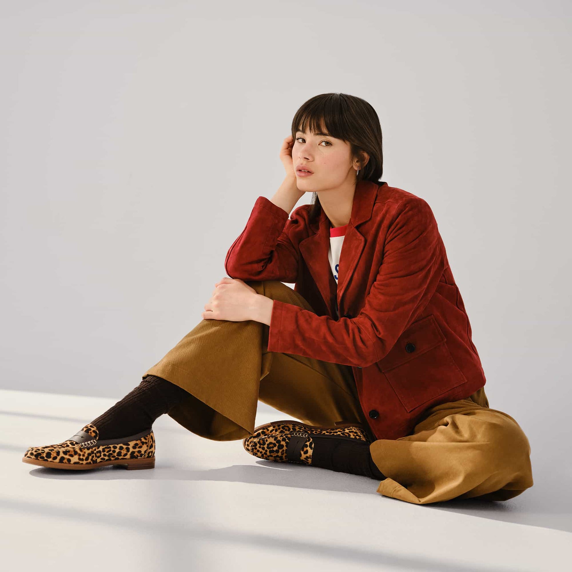 Seaport Penny Loafer Brown Primary Multi Sperry