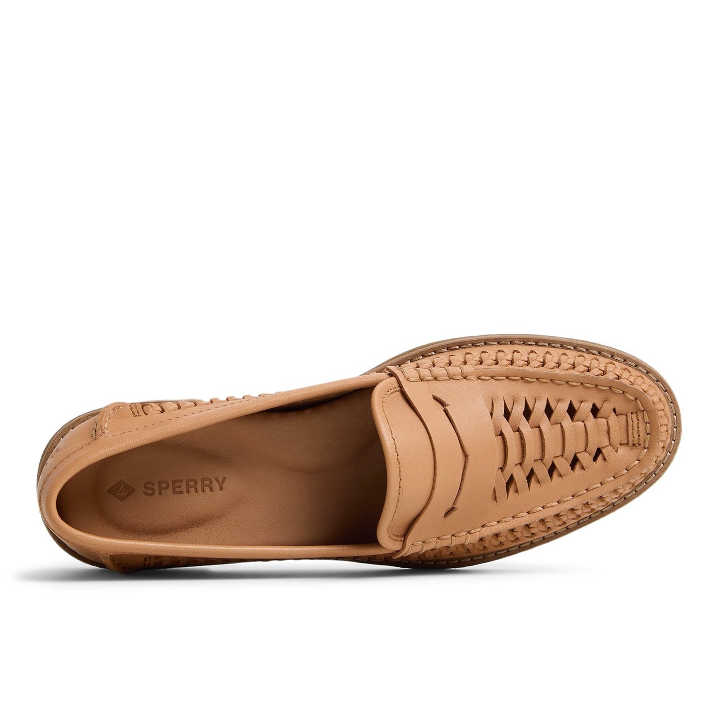 Seaportwoven Tan Women's Oxfords & Loafers Sperry