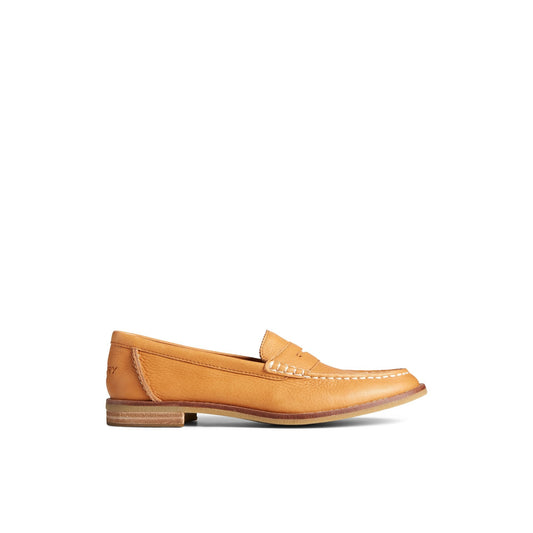 Seaport Penny Leather Loafer Medium Beige Sperry