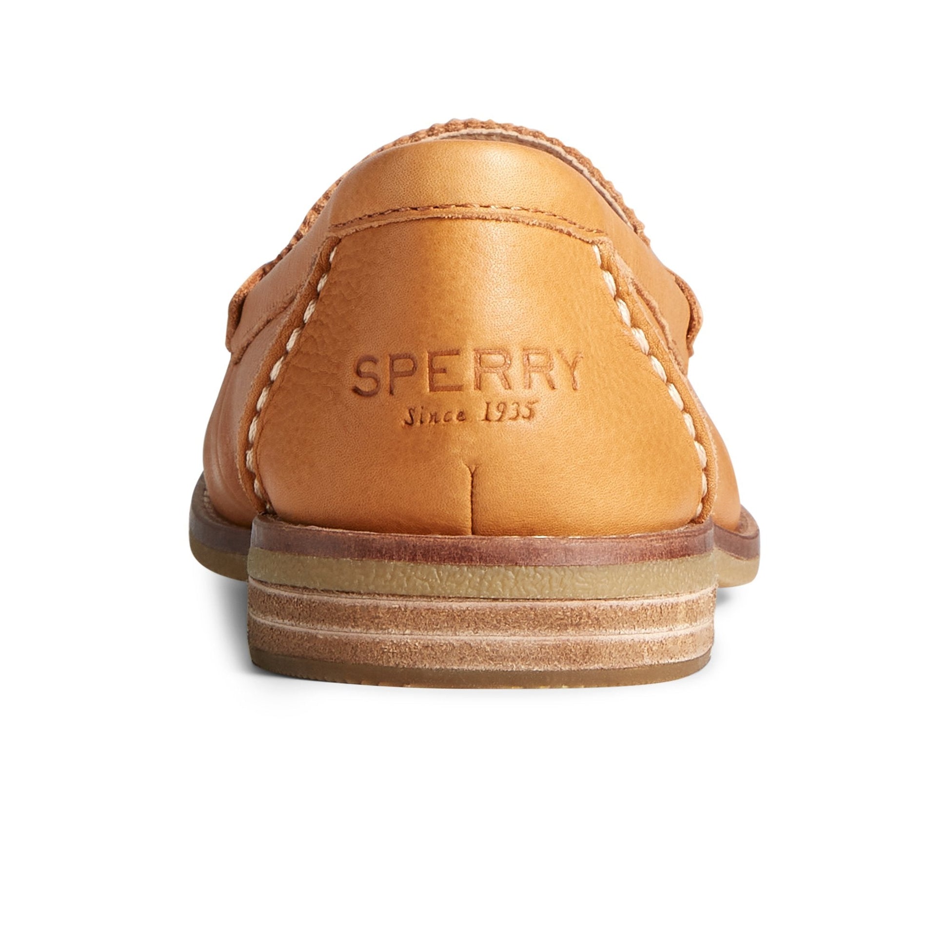Seaport Penny Leather Loafer Medium Beige Sperry