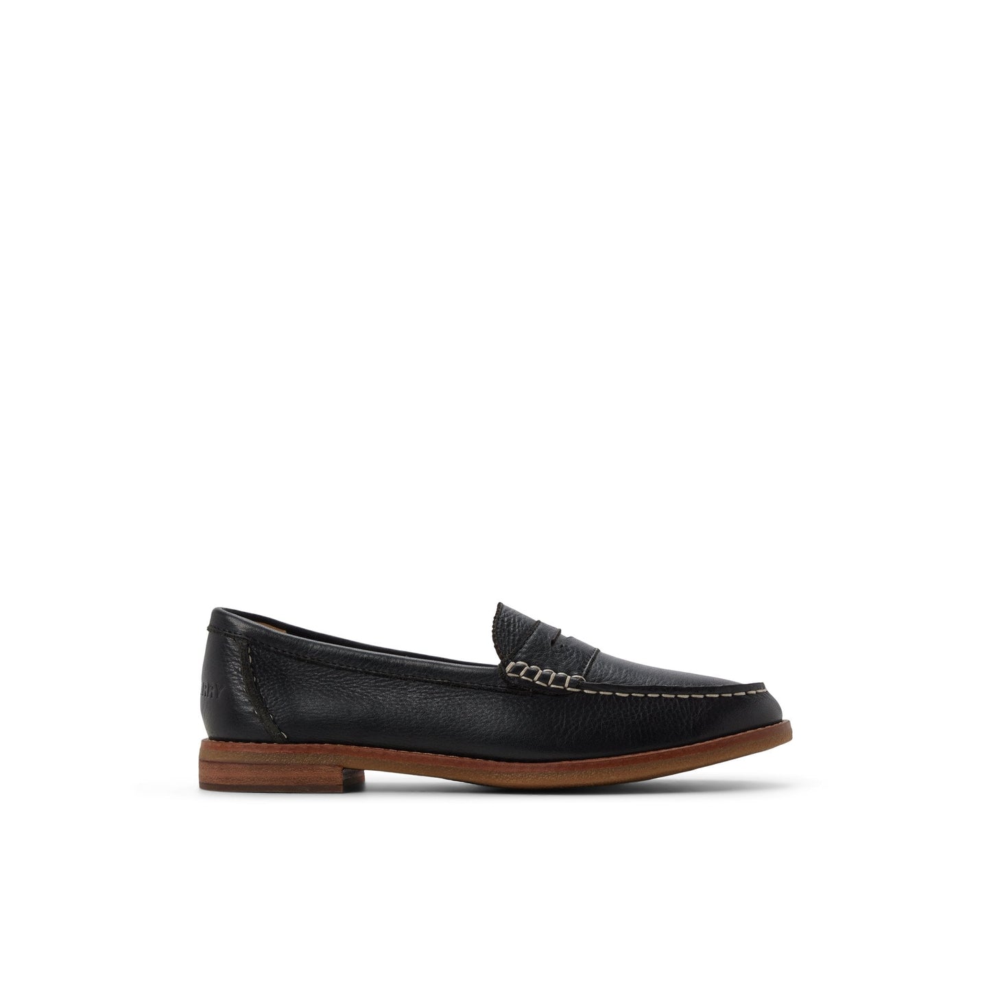 Seaport Penny Leather Loafer Black Sperry